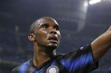 Etoo samuel inter milano hetrik lm