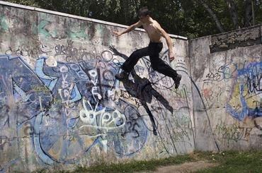 Parkour ilustracne foto