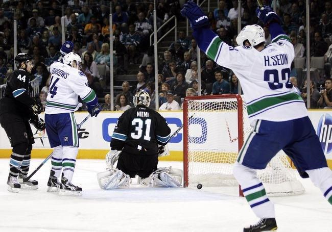 Henrik sedin sanjose vancouver