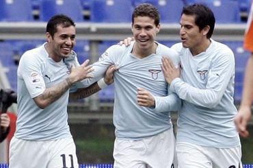 Lazio hraci radost vs udinese dec2010