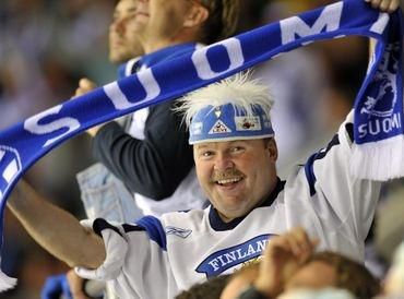 Finsko hokejms fanusik