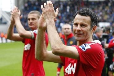 Giggs man utd potlesk titul2011 maj2011