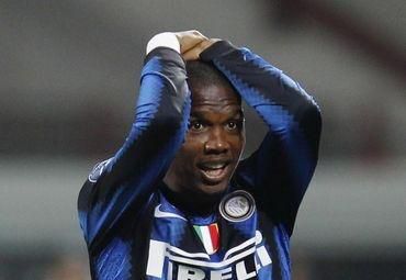 Samuel etoo inter milano oslavujegol