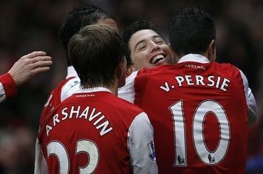 Arsavin van persie nasri atd arsenal dec2010