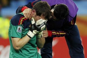 Casillas spanielsko slzy stastia ms2010