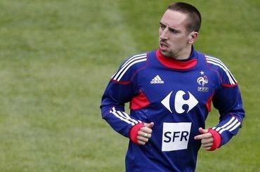 Ribery franck francuzsko trening ms2010