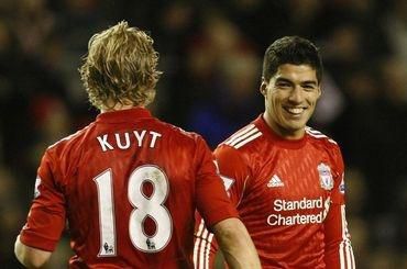 Kuyt suarez usmev liverpool