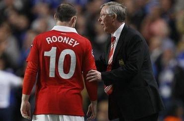 Rooney a ferguson man utd vs chelsea lm2011
