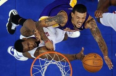 Matt barnes lakers deandre jordan clippers