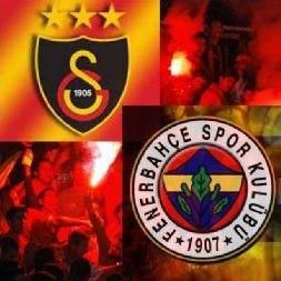 Galatasaray vs fenerbahce mix logo