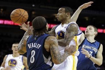 Monta ellis golden state v strede beasley ridnour minnesota