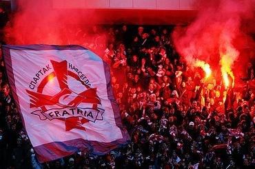 Spartak moskva fans pyro