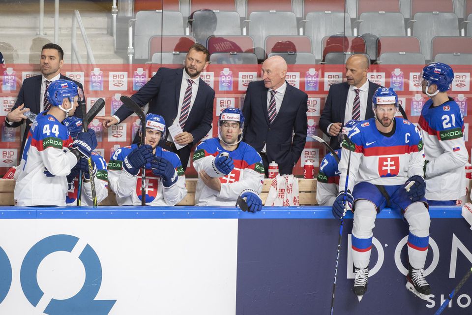 MS v hokeji 2023: Slovinsko - Slovensko (striedačka Slovenska)