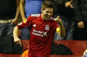 Gerrard liverpool hetrik vs neapol el2010