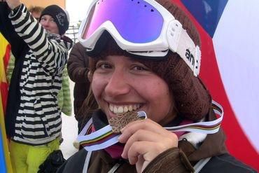 Klaudia medlova snowboarding