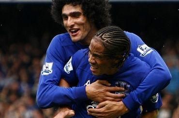 Fellaini a pienaar everton goool