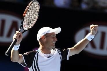 Davydenko nikolaj radost australian open osemfinale 2010