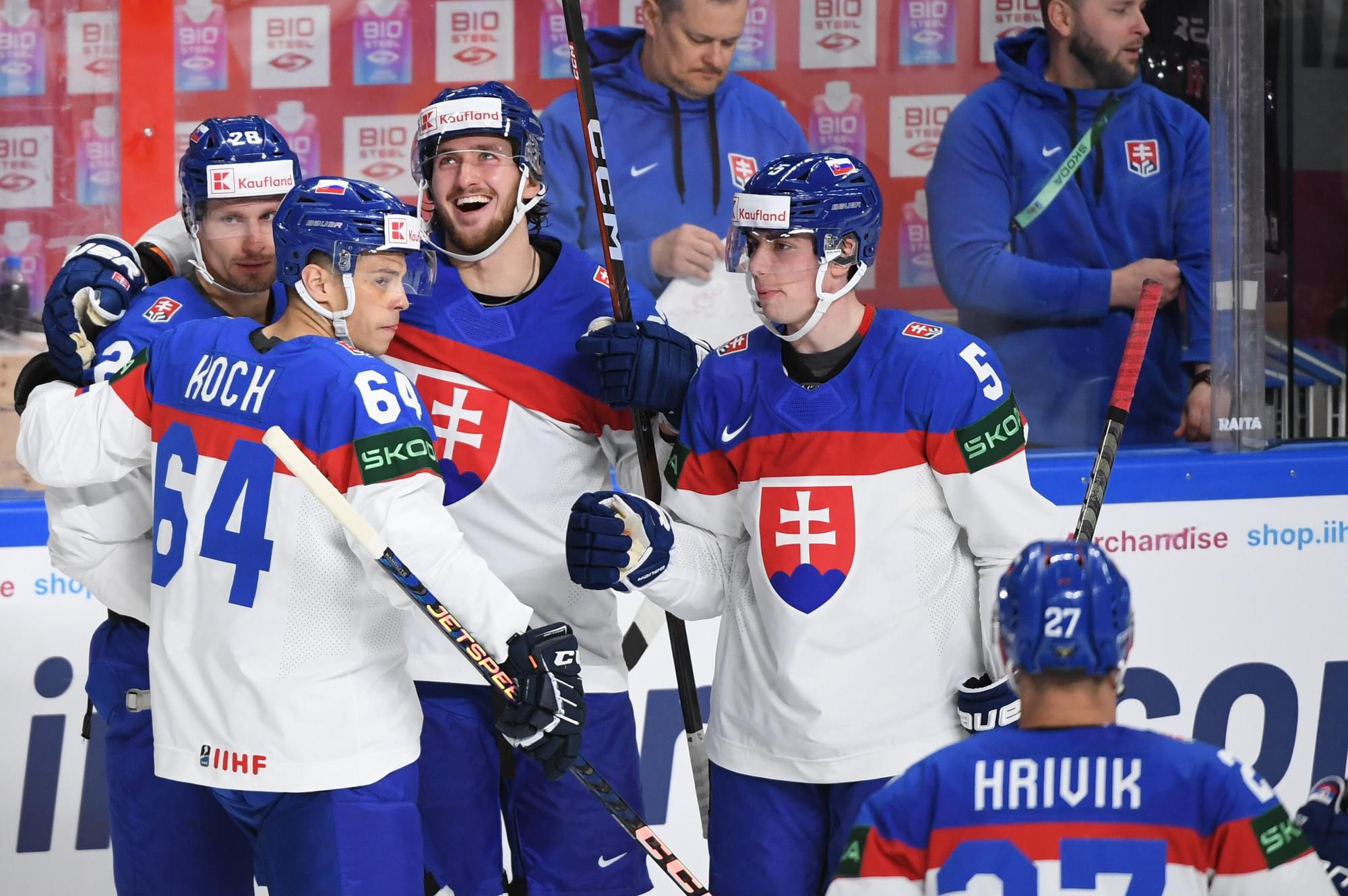 MS v hokeji 2023: Slovinsko - Slovensko (gólová radosť Slovákov)