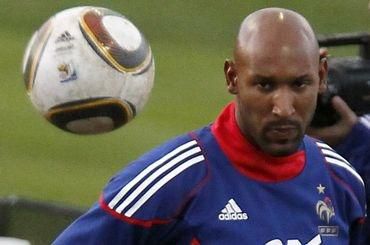 Anelka francuzsko trening lopta pohlad ms2010