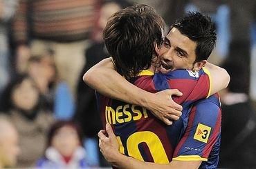 Messi objatie david villa barcelona