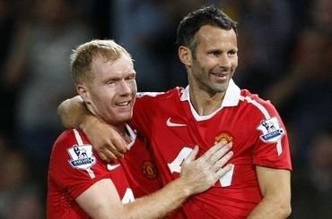 Giggs a scholes man utd objimacky