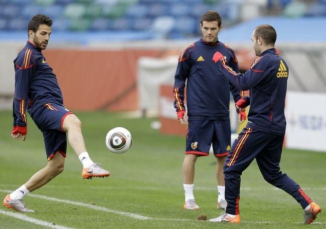 Cesc fabregas spanielsko trening