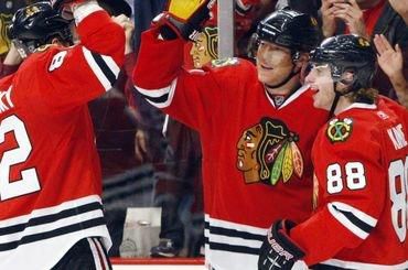 Hossa kane kopecky chicago vs nashville tukes