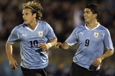 Forlan a suarez uruguaj huraaa