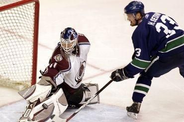 Sedin henrik vancouver utok budaj colorado