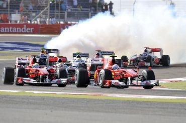 Alonso massa ferrari a dym bahrajn2010