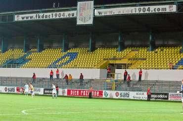 Dunajska streda stadion uzavrety