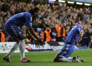 Drogba didier chelseafc oslava ivanovic