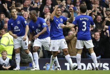Everton radost po vyhre v derby s liverpoolom