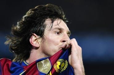 Messi golova radost arsenal april 2010