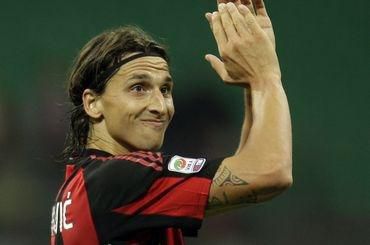 Ibrahimovic ac milano potlesk