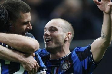 Sneijder wesley inter milano radost zila