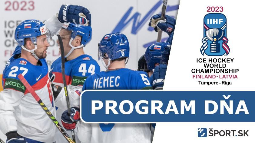 MS v hokeji 2023: Program dňa - utorok 23. máj