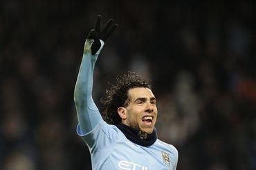 Tevez carlos man city vs blackburn tri