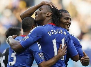 Drogba malouda cole chelsea vs wba