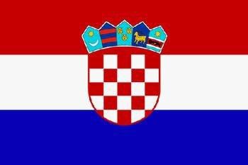 Chorvatsko vlajka flagsandathems com