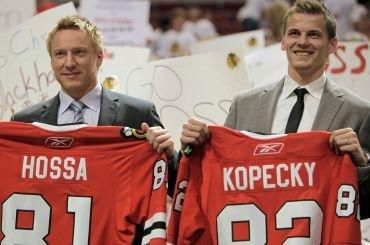 Kopecky hossa prestup chicago blackhawks 2010