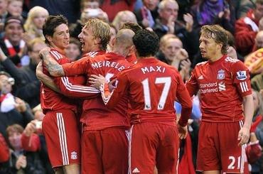 Liverpool torres hraci gol