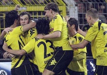Dortmund nemecko radost hraci