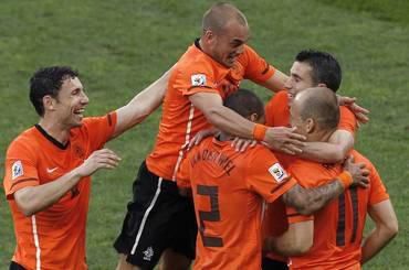 Holandsko hraci radost osemfinale ms2010