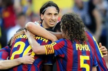 Ibrahimovic puyol a spol kopa hracov barcelona