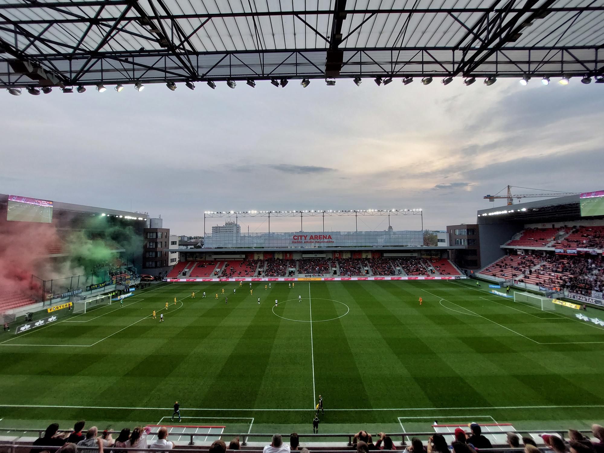 Atmosféra na zápase Spartak Trnava - DAC Dunajská Streda