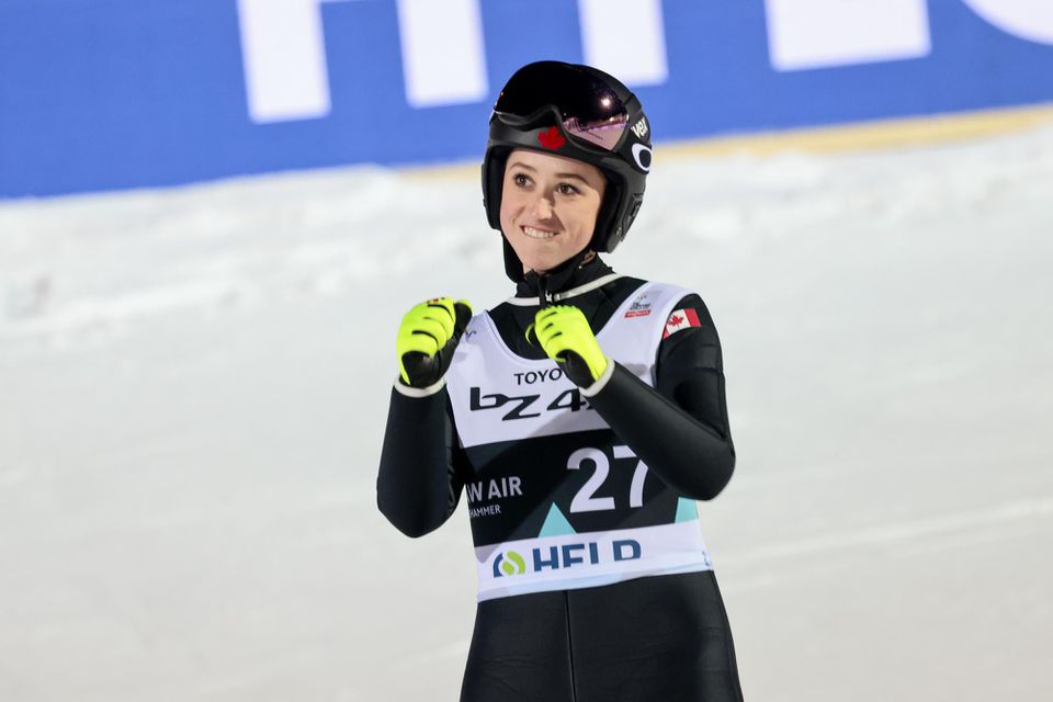 Kanadská reprezentantka v skokoch na lyžiach Alexandria Louittová.