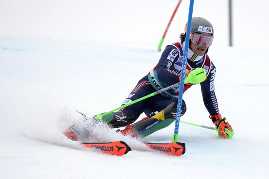 1. kolo slalomu mužov v  Soldeu