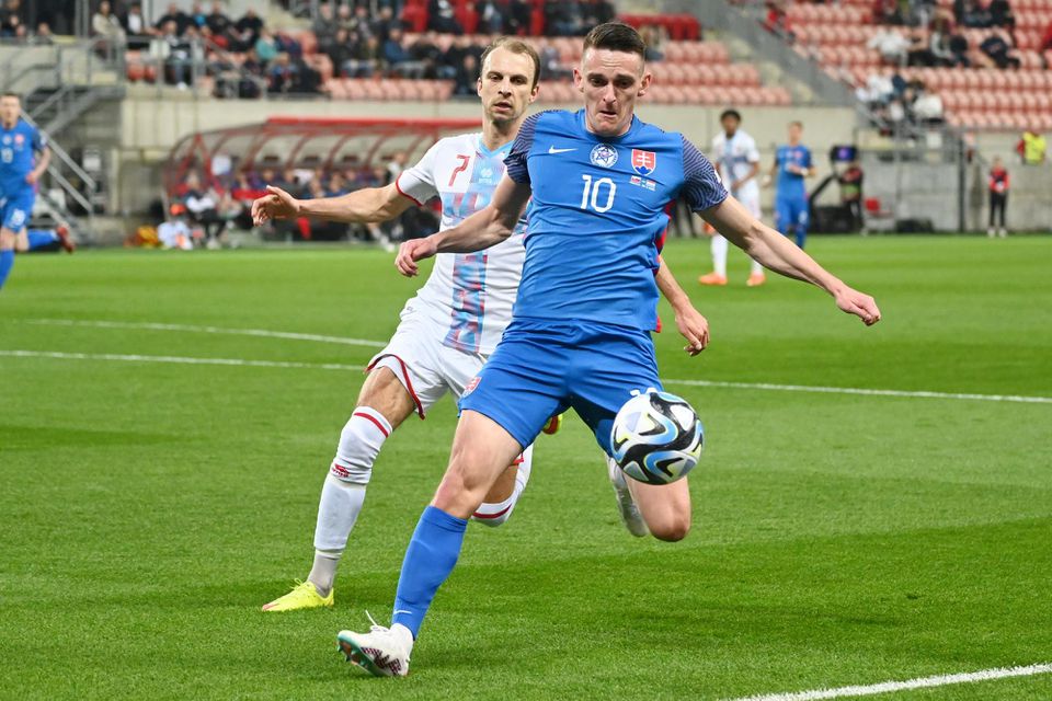 Kvalifikácia EURO 2024: Slovensko - Luxembursko