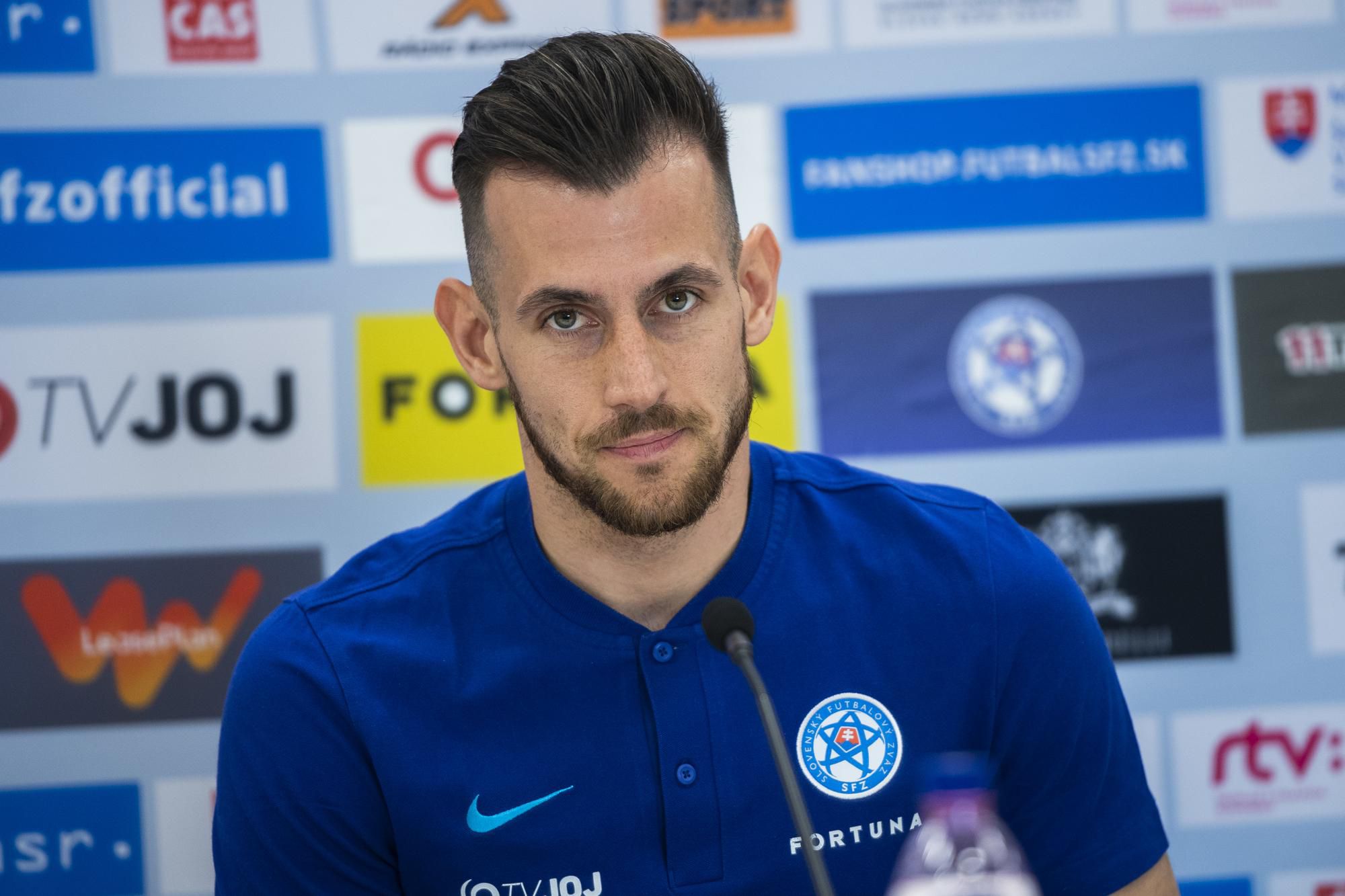 Slovenský reprezentačný brankár Martin Dúbravka